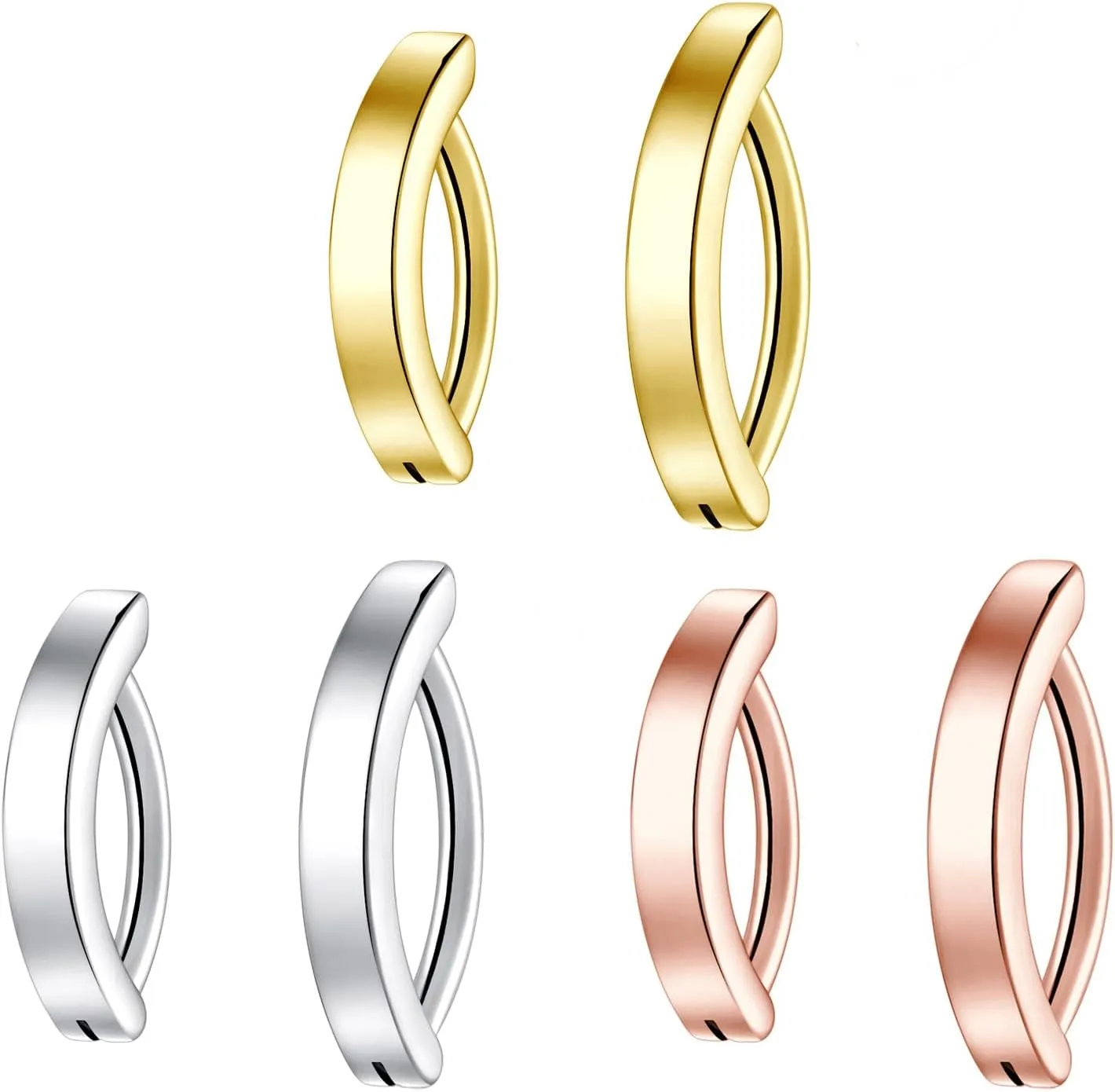 14G Clicker Belly Button RingSurgical Stainless Steel Hinged Belly Button Rings Belly Barbell Piercing Navel Barbell Body Jewelry 2PCS