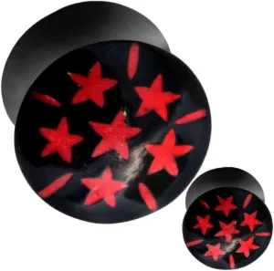 16mm 18mm Unique Organic horn handmade natural flesh tunnel ear plug sold as pair MoDTanOiz