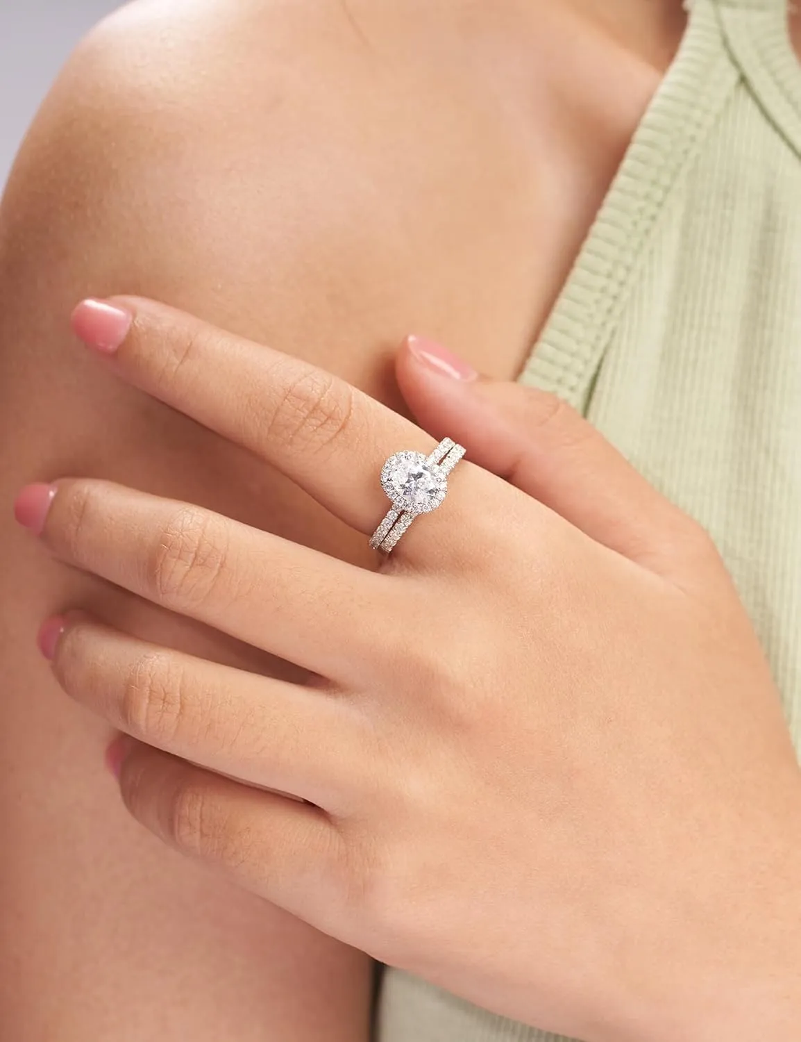 2CT Pear Shaped Engagement Rings for Women Teardrop Sterling Silver Rings with 18K White Gold Plated Cubic Zirconia Wedding Rings for Women Promise Rings for Her