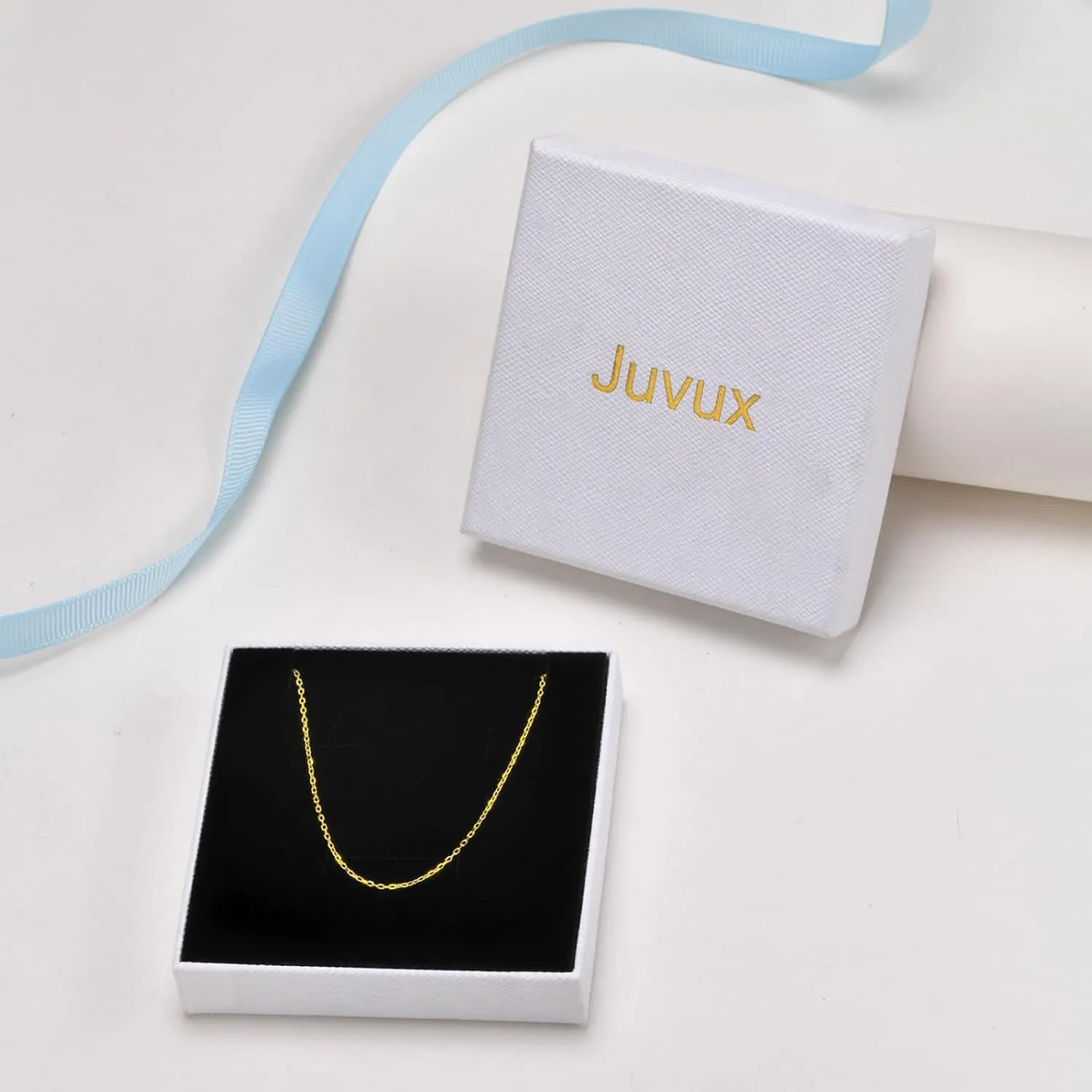 925 Sterling Silver Chain Necklace for Women Girls, 1.1mm Cable Link Chain Necklace, Dainty Women Chain Necklaces 16 18 20 22 24 Inch for Mom Daughter Birthday Party