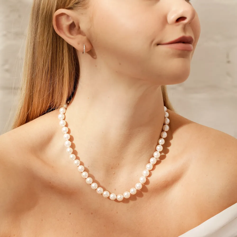9ct Yellow Gold Cultured Pearl Strand