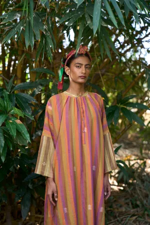 Aba Hand woven stripe jamdani kurta & Pant set