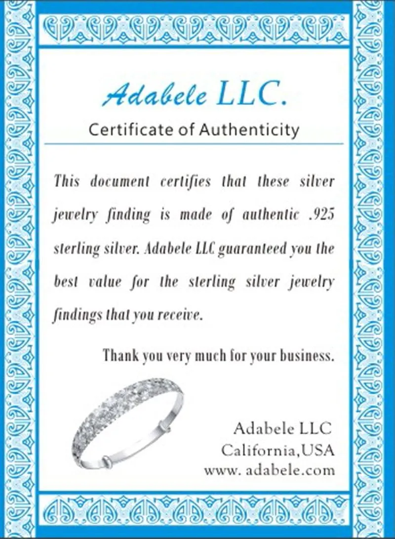 Adabele 18K White Gold Plated 925 Sterling Silver Birthstone Necklace 0.84 Carat 2 Carat Cubic Zirconia Created Diamond Gemstone Hypoallergenic Nickel Free Women Jewelry