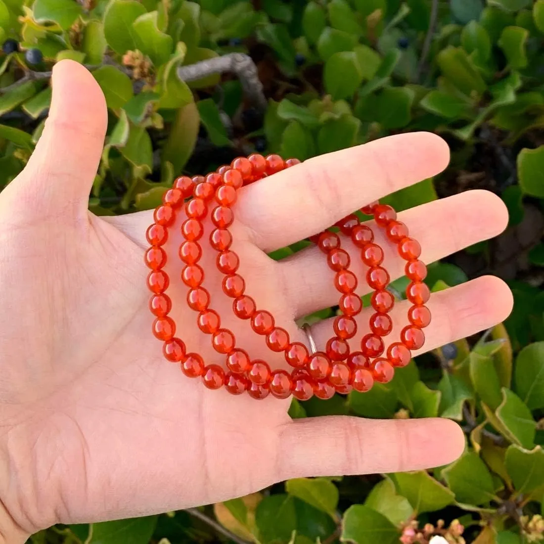 Adabele 1pc Natural Stretch Gemstone Bracelet 6mm (0.24 Inch) Bead 7" 7.5" 8 inch Healing Crystal Quartz Energy Chakra Jewelry Women Birthday Gift