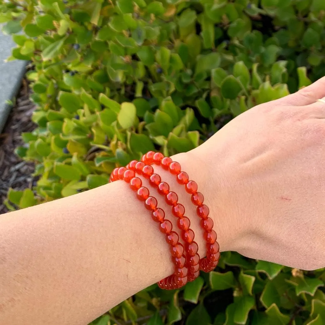 Adabele 1pc Natural Stretch Gemstone Bracelet 6mm (0.24 Inch) Bead 7" 7.5" 8 inch Healing Crystal Quartz Energy Chakra Jewelry Women Birthday Gift