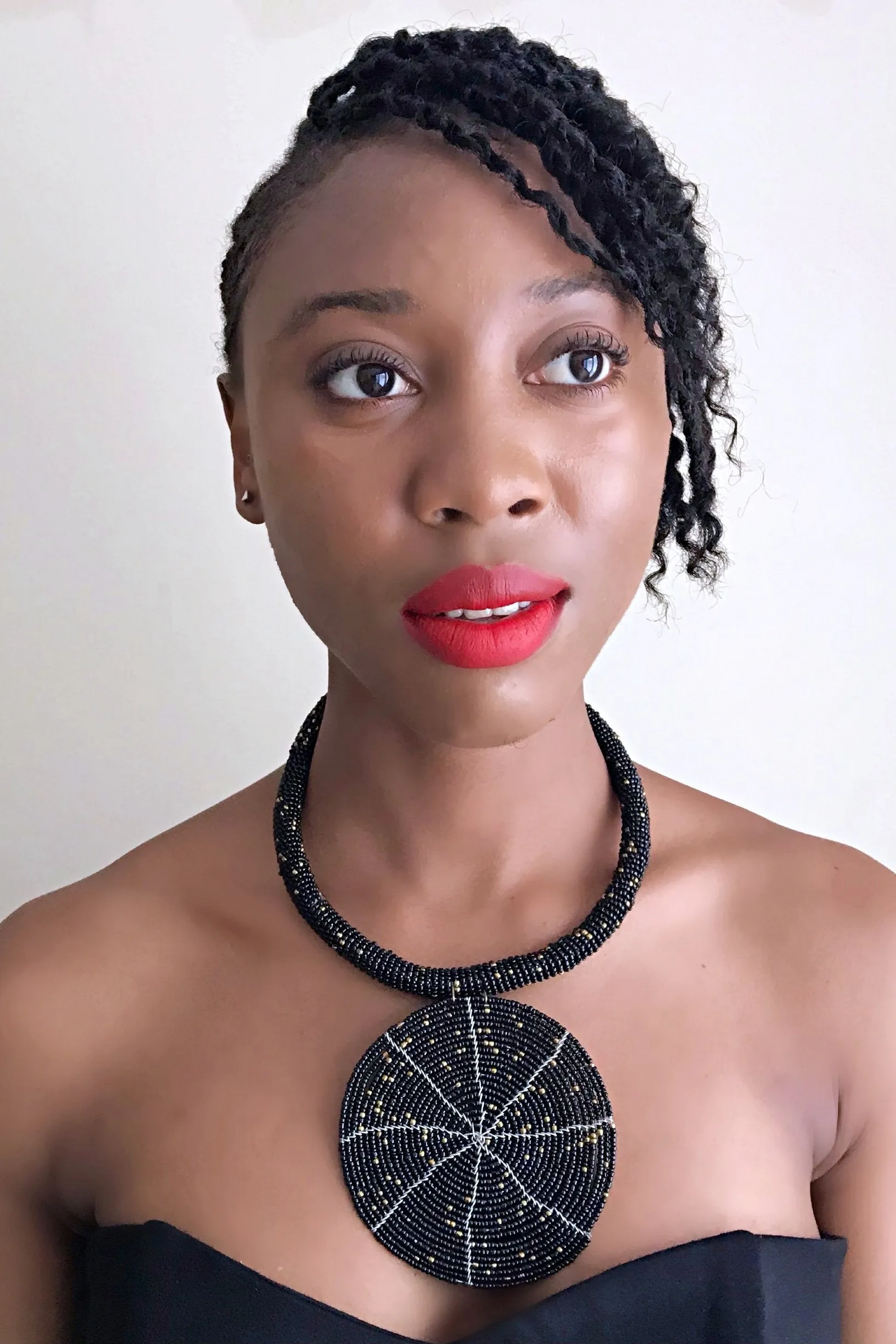 African Maasai Statement Beaded Necklace