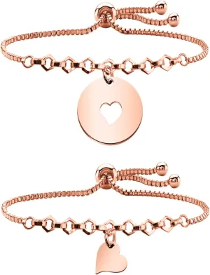 AKTAP Mother Daughter Bracelets Mom and Daughter Jewelry Mother's Day Gifts Birthday Gifts for Mom from Daughter