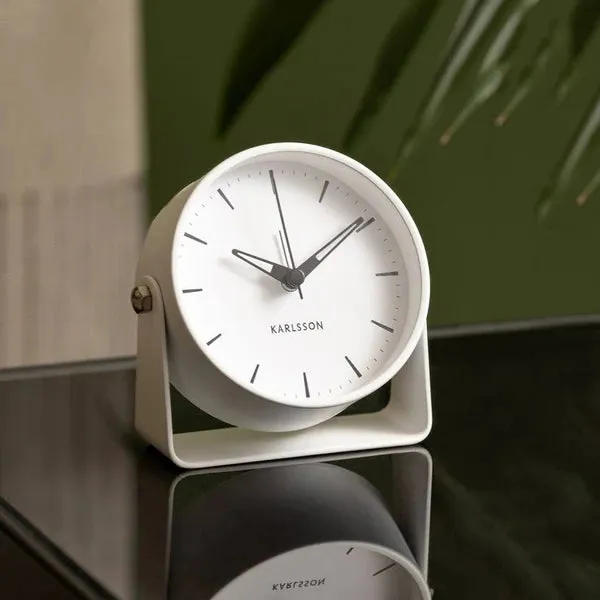 Alarm Clock Calm (Metal White)