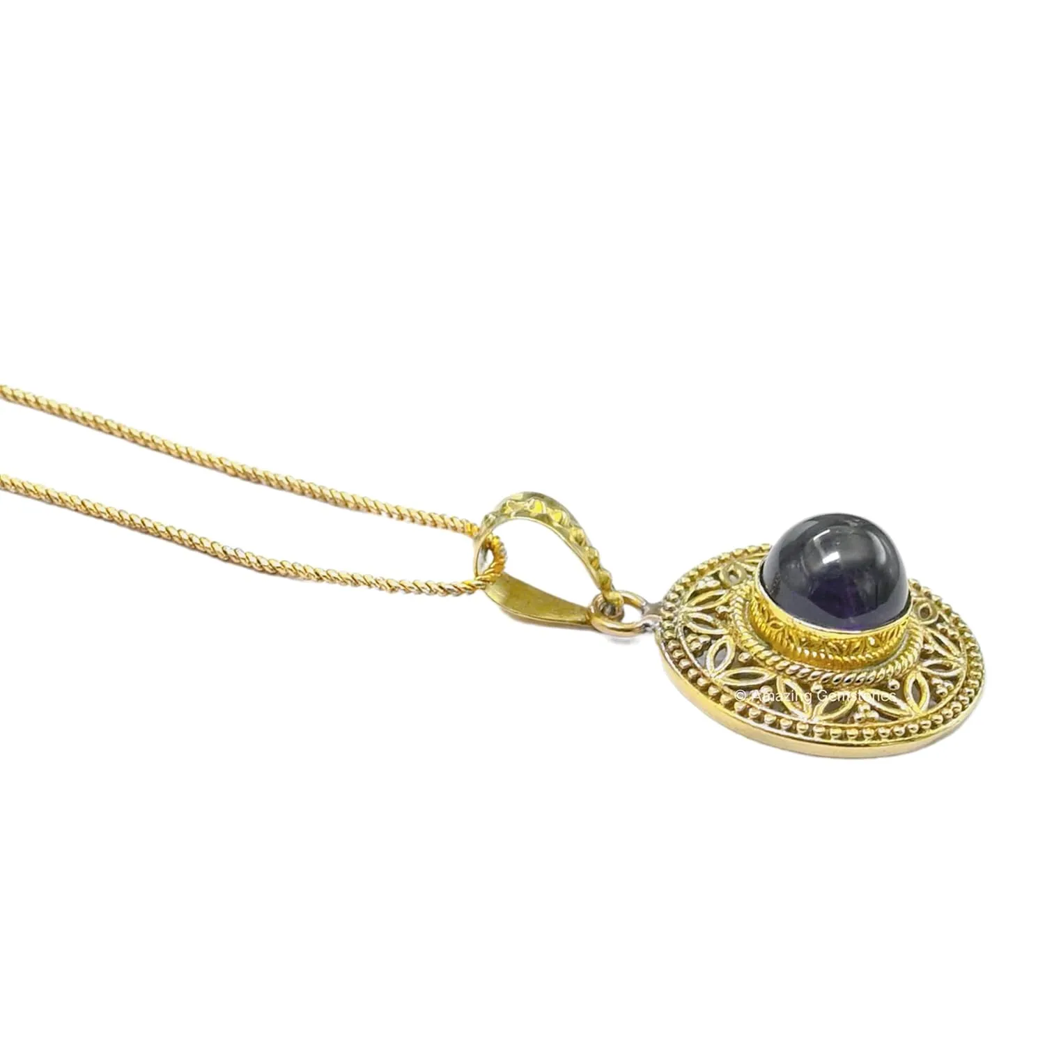 Amethyst Necklace for Women and Teen Girls, Amethyst Crystal Necklace Pendant for Mothers Day, Christmas Stocking Stuffer, Valentines Day