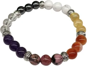 Anxiety Relief Bracelet for Women - Unique Healing Stones Bracelet for Stress Relief & Meditation, Stretchable Beaded Bands with Natural Healing Energy, 14 Different Crystal Bracelets to Choose From