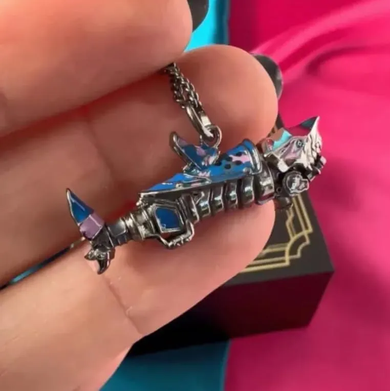 Arcane-Inspired Metal Necklace & Keychain Collection Multiple Design Options for Fans Durable and Stylish L0L Merch