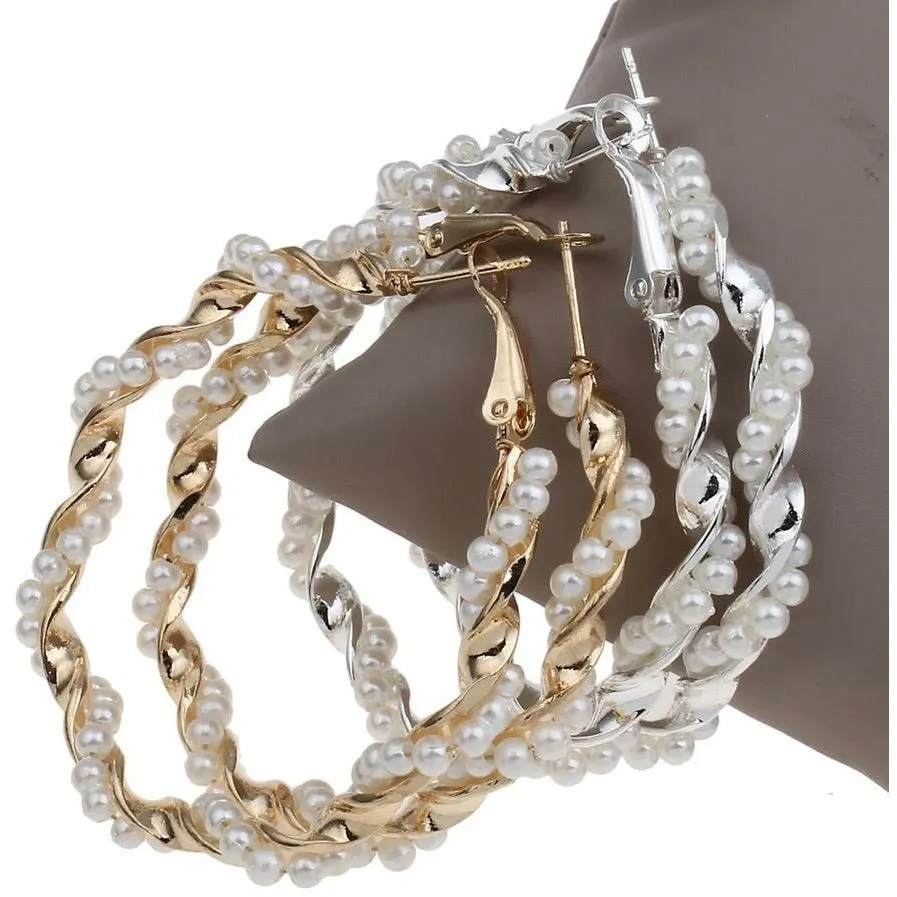 Becca Pearl Hoop