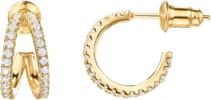 Blingsoul 14K Gold Plated Lightweight Gold Hoops Earrings | Small Hoop Earrings for Women