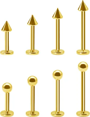 BLISI G23 Solid Titanium Eyebrow Piercing Jewelry, Gokd Black Rose Gold Silver Pink Rainbow Eyebrow Rings 16G Curved Barbell,Tiny Vertical Labret Lip Jewelry Rook Piercing Jewelry for Women and Men