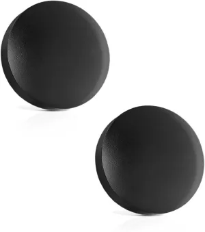 BodyJewelryOnline Organic Ear Plugs/tunnels Made of Solid Black ARENG Wood Saddle Fit Plugs.