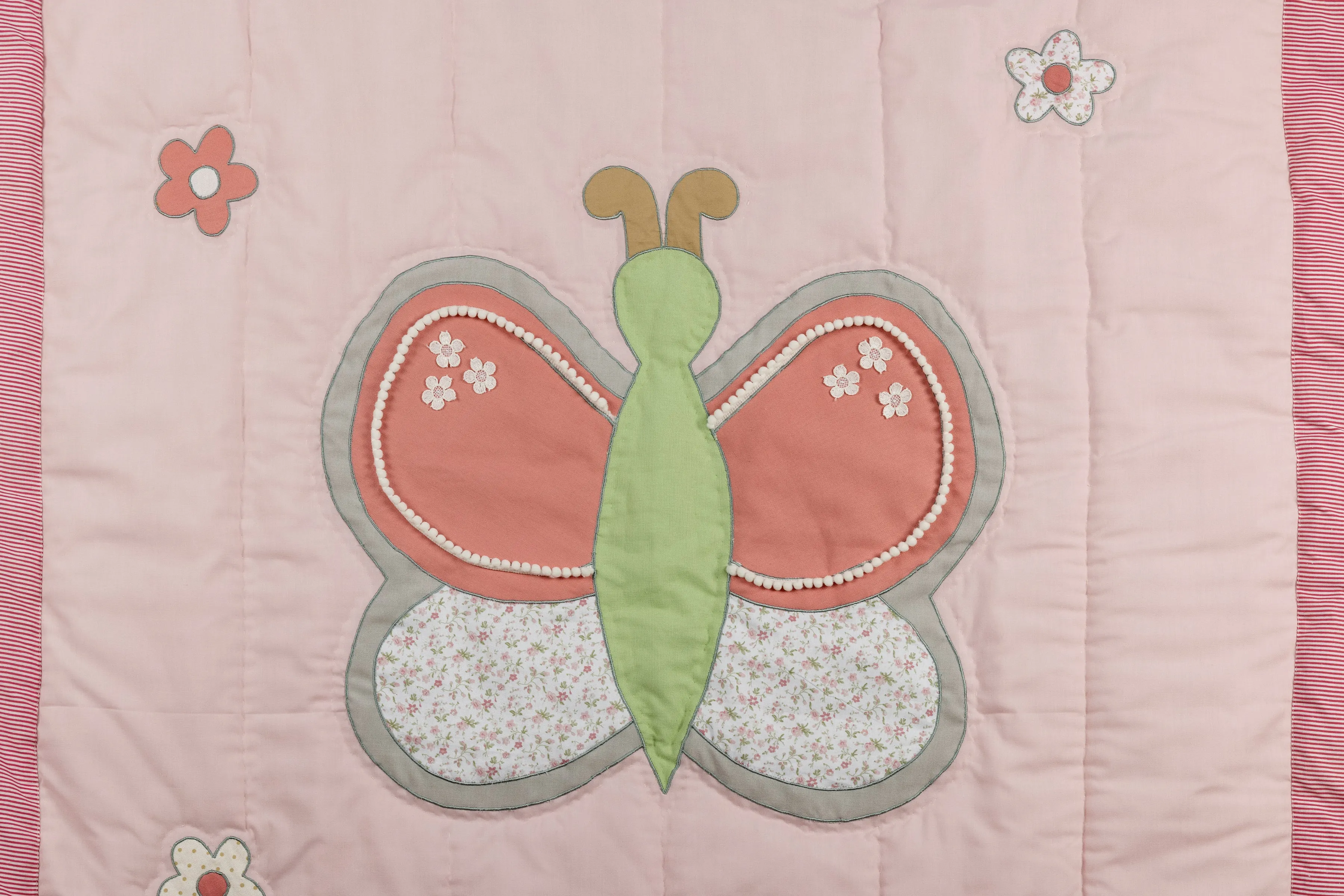 BUTTERFLY GARDEN BABY QUILT