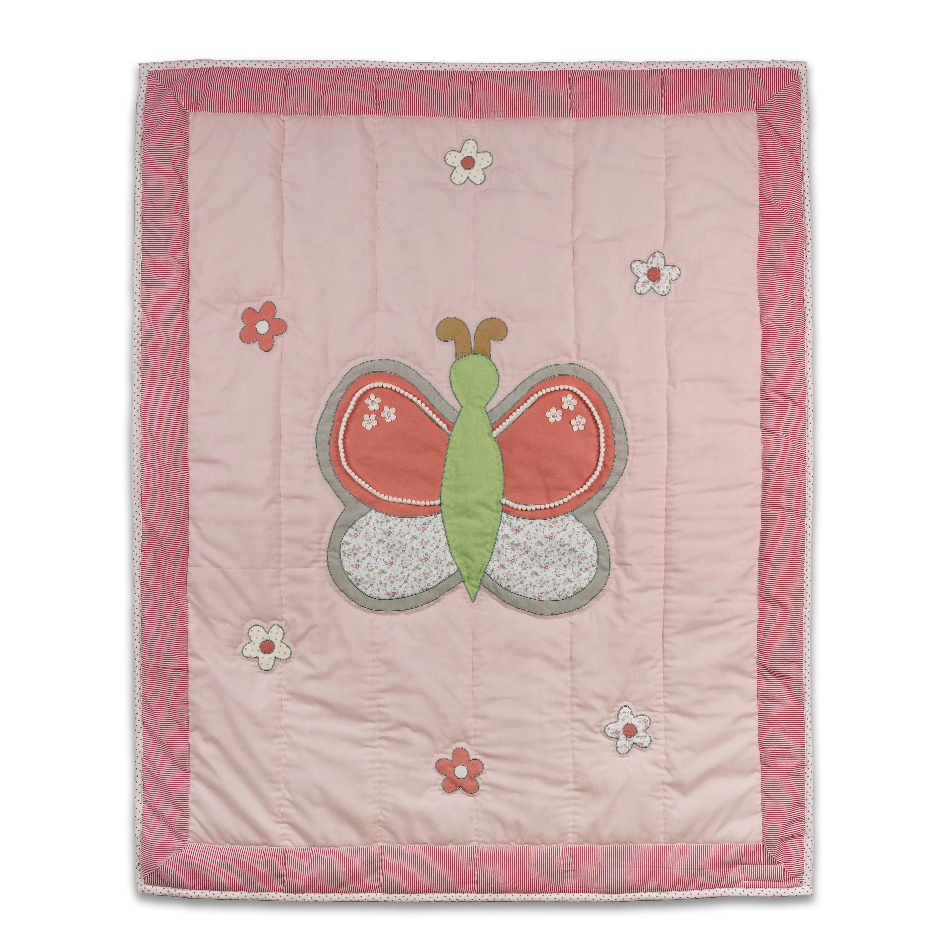 BUTTERFLY GARDEN BABY QUILT