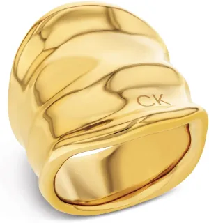 Calvin Klein Elemental Rings Collection for Women, Stainless Steel, Jewelry Accessory, Rings for Her, Designer Wear