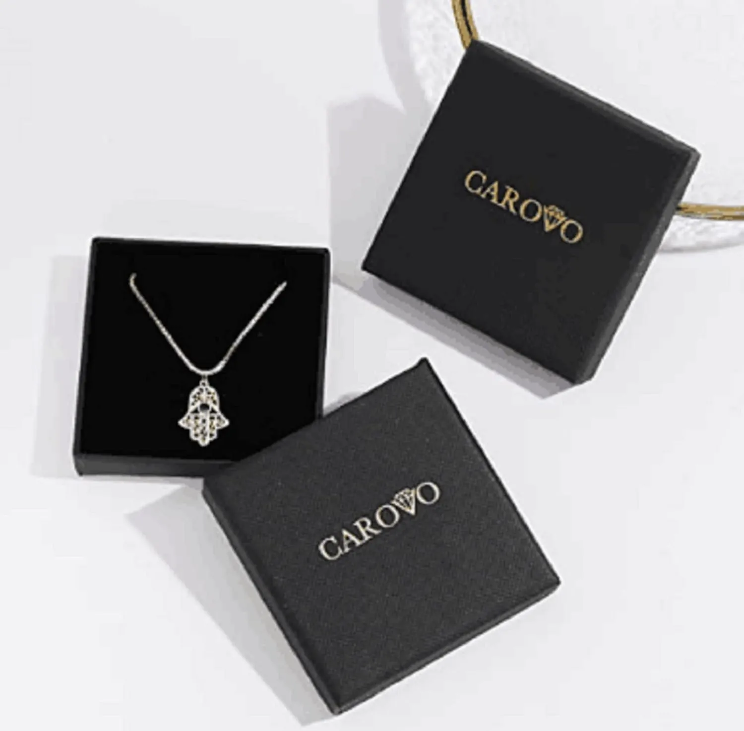 CAROVO Gold Bracelets for Women, 14k Gold Plated Bracelet for Women Bracelets Sets Dainty Herringbone Paperclip Satellite Box Link Chain Anklet Bracelet Jewelry for Gifts.