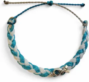 Cervical Cancer Awareness Bracelets, In Support of Loved Ones Battling Cancer, Fund Raising, Friendship Bracelets, Gift for her, Gift for him, Fits All, fund raising for a cause.