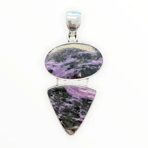 Charles Albert Silver - Charoite Pendant