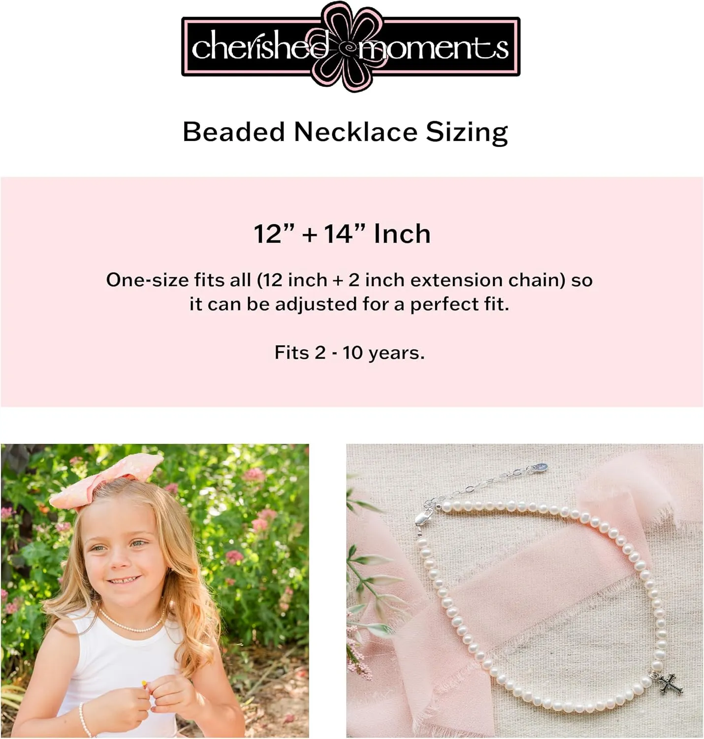 Cherished Moments 14K Gold-Plated Bracelet for Babies, Toddlers, Kids, and Little Girls with High-End Simulated Pearls Gift for Baby Shower, Flower Girl, or Granddaughter