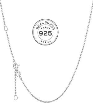 ChicSilver 1.1mm/ 1.5mm 925 Sterling Silver Chains for Women Dainty Thin Silver Necklace Chain for Women - 16/18/20/22/24 Inch (with Gift Box)