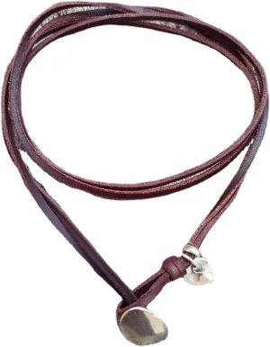 COLORFUL BLING Boho Suede Turquoise Pendant Choker Necklace Brown Leather Western Jewelry Gifts for Women Christmas Layered Bohemian Beach Holiday Retro Vintage Necklace