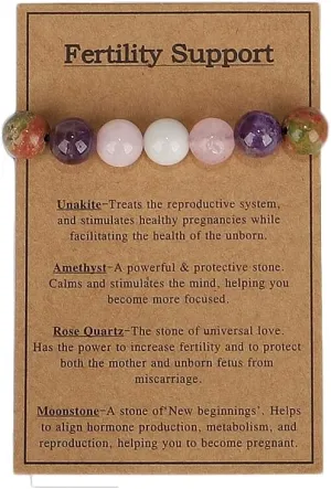 COLORFUL BLING Healing Chakra Crystal Bead Bracelet Spiritual Anxiety Relief Reiki Stone String Bracelet Balancing Energy Yoga Meditation Protection Jewelry