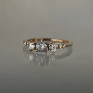 Colour Change Sapphire Wild Iris Ring