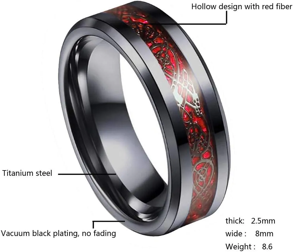 Couple Rings Black Plated Heart Red Cz Womens Wedding Ring Sets Crown Ring Titanium Man Wedding BandsPlease Buy 2 Rings for 1 Pair
