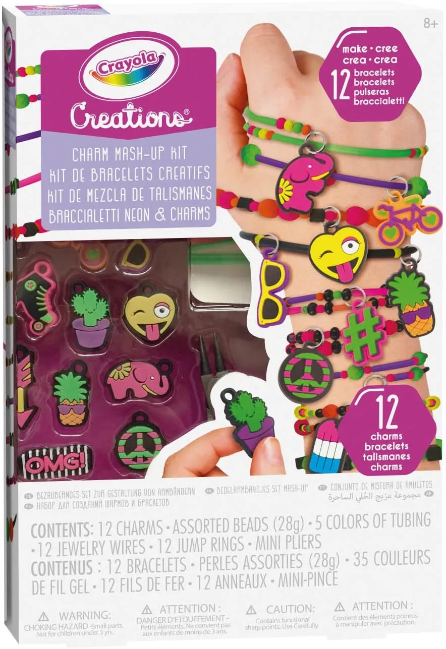 Crayola Creations Neon Charm Mash-Up Kit