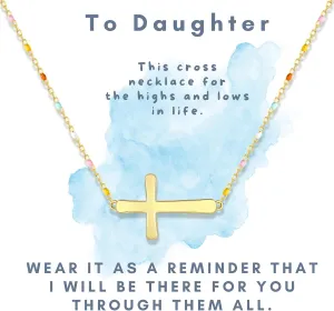 Cross Necklace for Women 18K Gold Sideways Cross Necklaces 925 Sterling Silver Colorful Enamel Beads Chain Dainty Tiny Faith Pendant Jewelry Mother's Day Gift