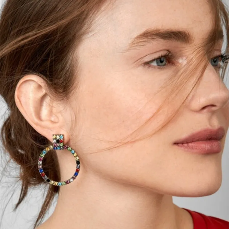CRYSTAL STATEMENT EARRINGS