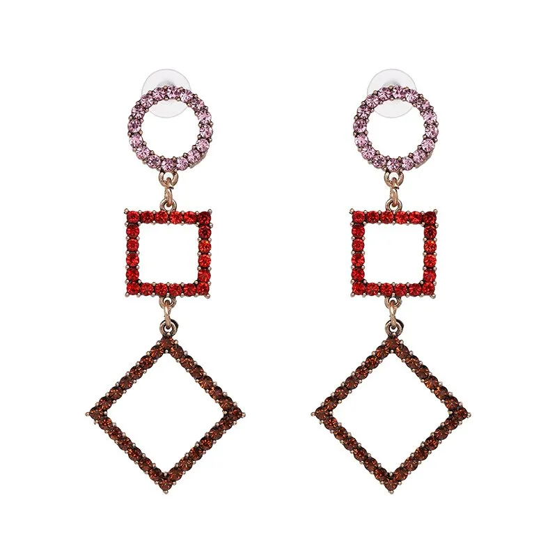 CRYSTAL STATEMENT EARRINGS