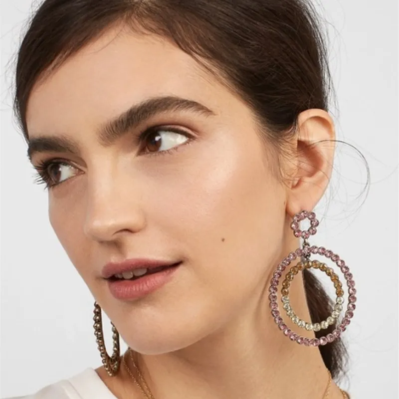 CRYSTAL STATEMENT EARRINGS