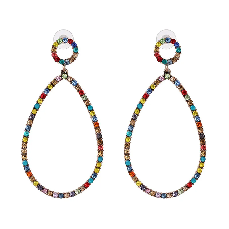 CRYSTAL STATEMENT EARRINGS