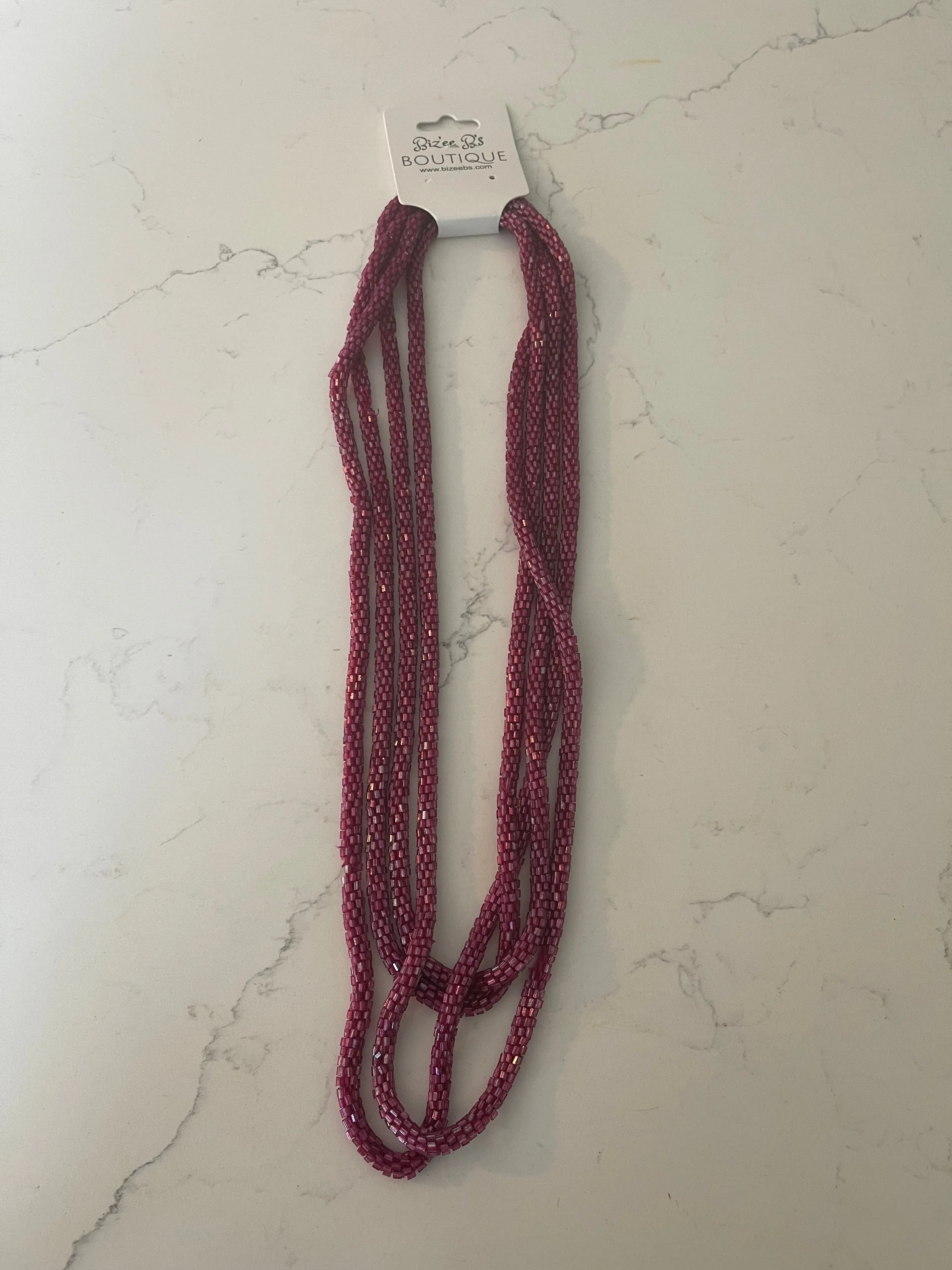CT Shimmering Rope Necklace