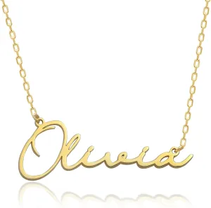Custom Name Necklace, Sterling Silver Signature Necklace, Personalized Jewelry, Dainty Name Jewelry, Gift For Her, Christmas Gift