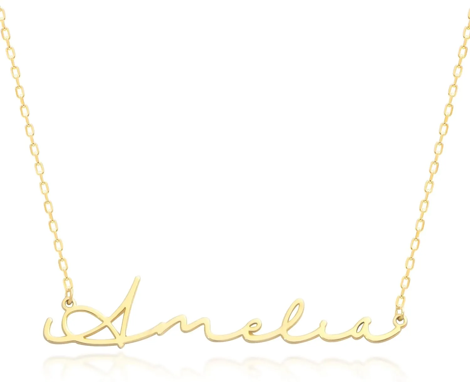 Custom Name Necklace, Sterling Silver Signature Necklace, Personalized Jewelry, Dainty Name Jewelry, Gift For Her, Christmas Gift