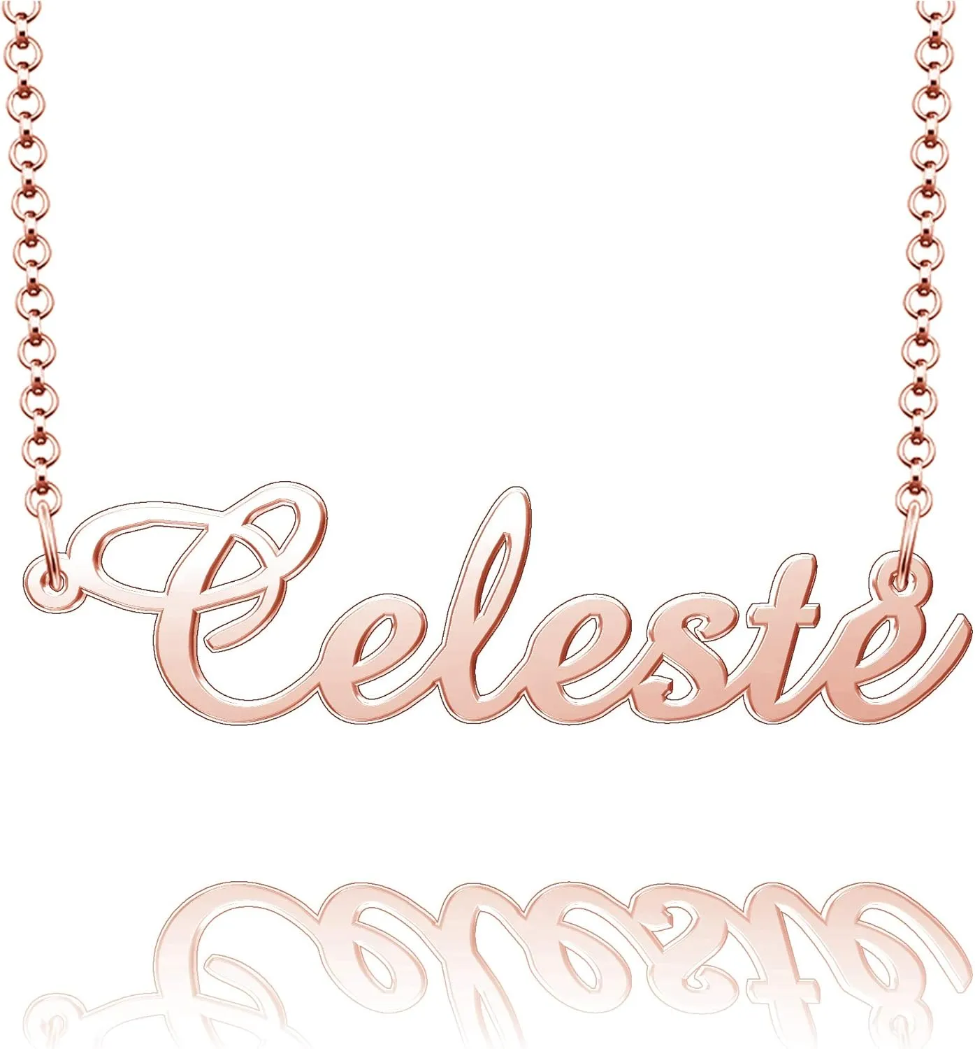 Custom Name Women Jade Delicate Wish Emerald Small Personalized Necklace