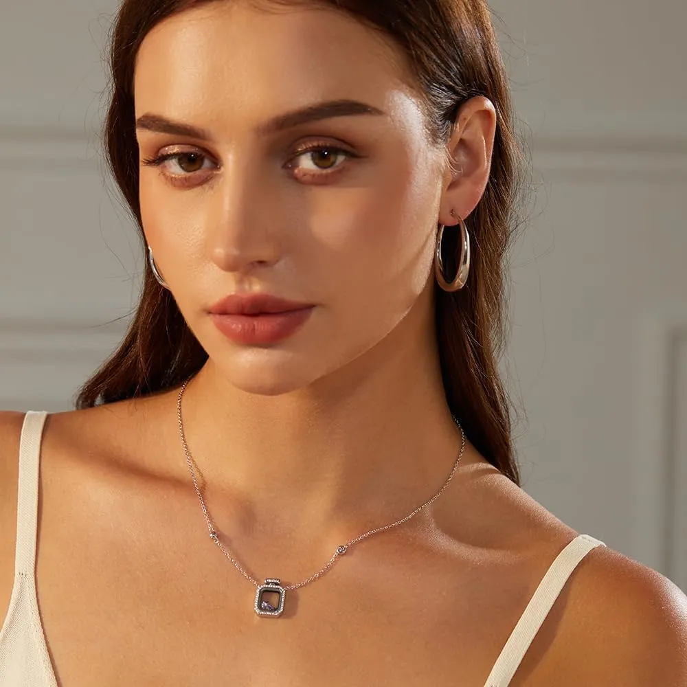 Dainty Layered Choker Necklace 18k gold Plated Y Pendant Necklace Multilayer Bar Disc Necklace Adjustable Layering Choker Necklaces fashion jewelry for Girls Women