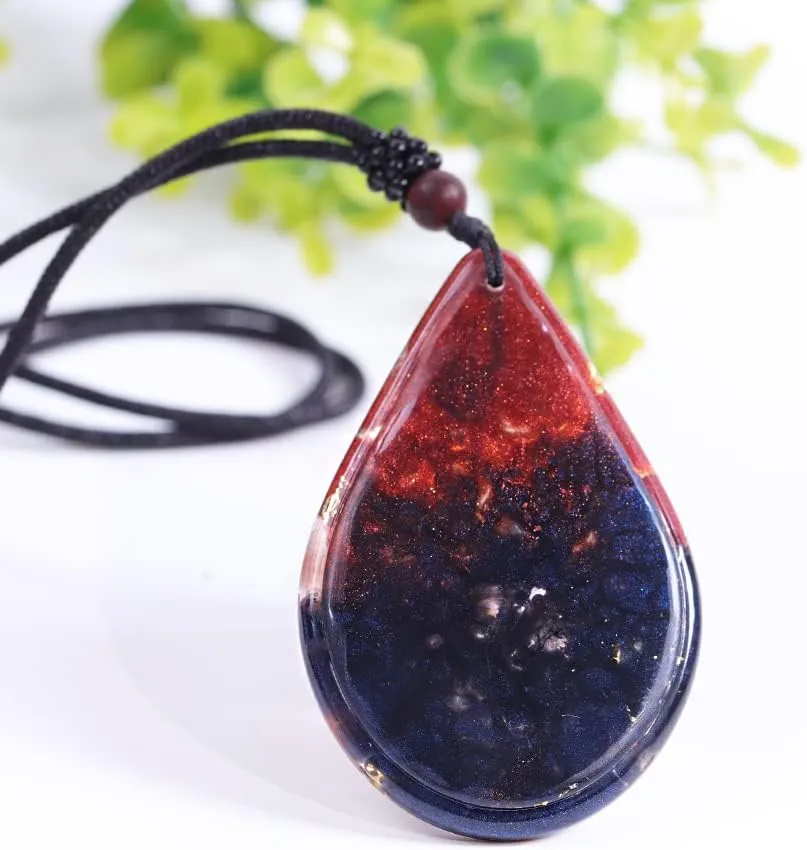 Day Day Up Phoenix Bird Pendant With Natural Agate Stone Necklace Orgone Pendant Rope Chain For Women Healing Crystal Jewelry Adjustable