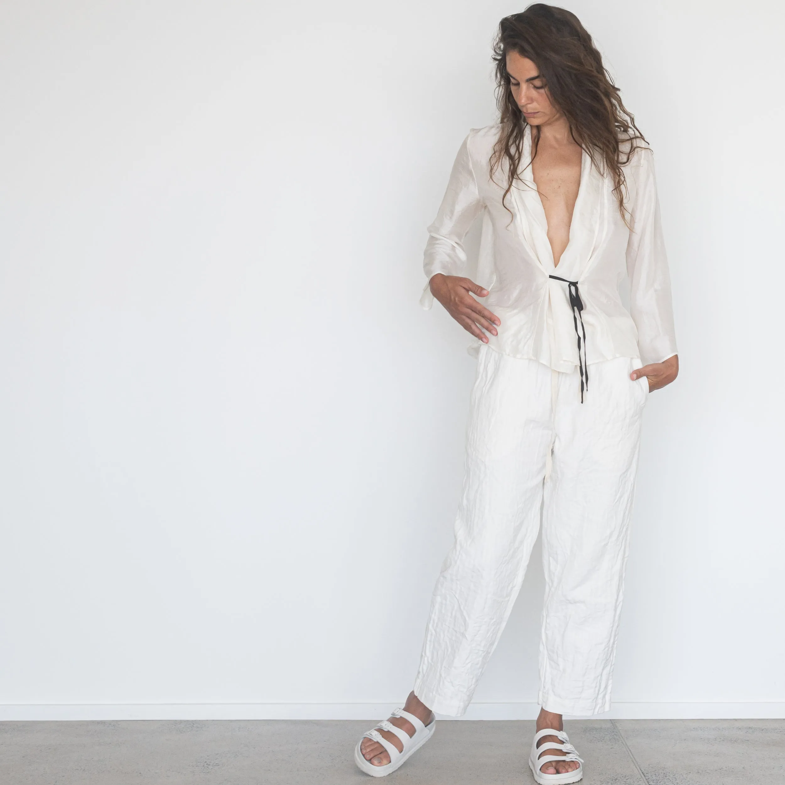 Drawstring Pant - Milk by Loom