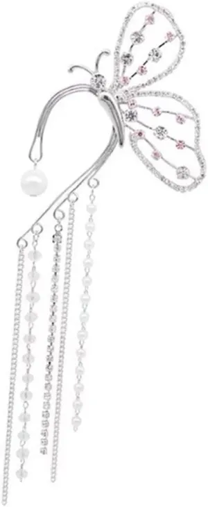 Ear Cuff Earrings for Women Lightweight Chain Earrings Long Tassel Style for Any Occasion and Outfit