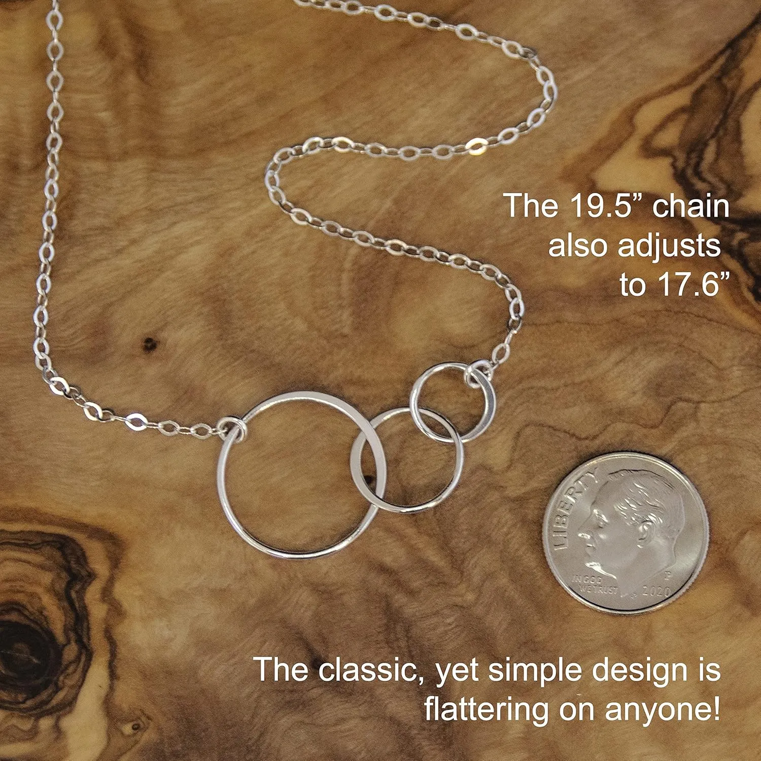 EFYTAL Mom Necklace for Women, Sterling Silver or 14K Gold Mothers Necklace, Mothers Day Gifts for Mom, Mama Necklaces
