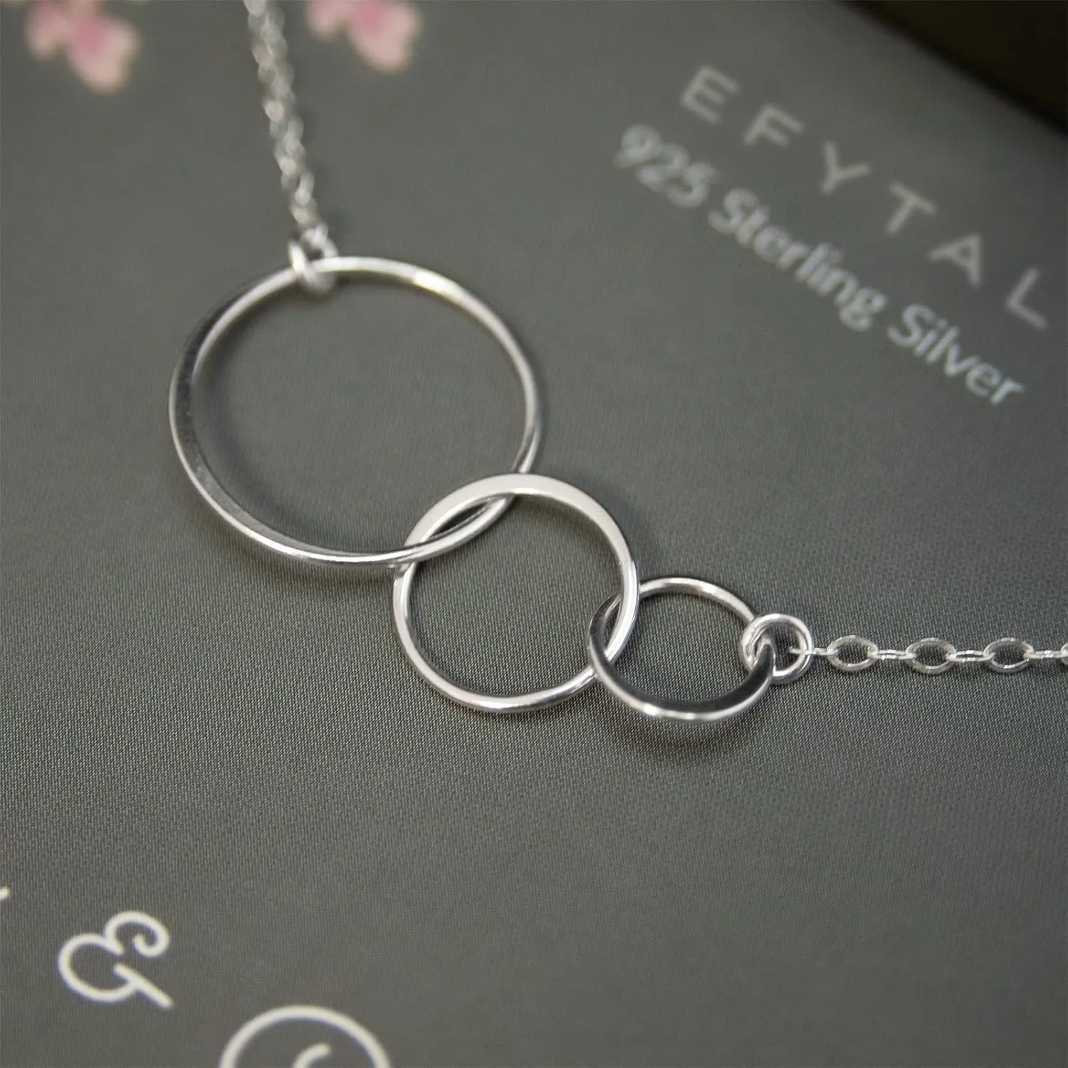 EFYTAL Mom Necklace for Women, Sterling Silver or 14K Gold Mothers Necklace, Mothers Day Gifts for Mom, Mama Necklaces