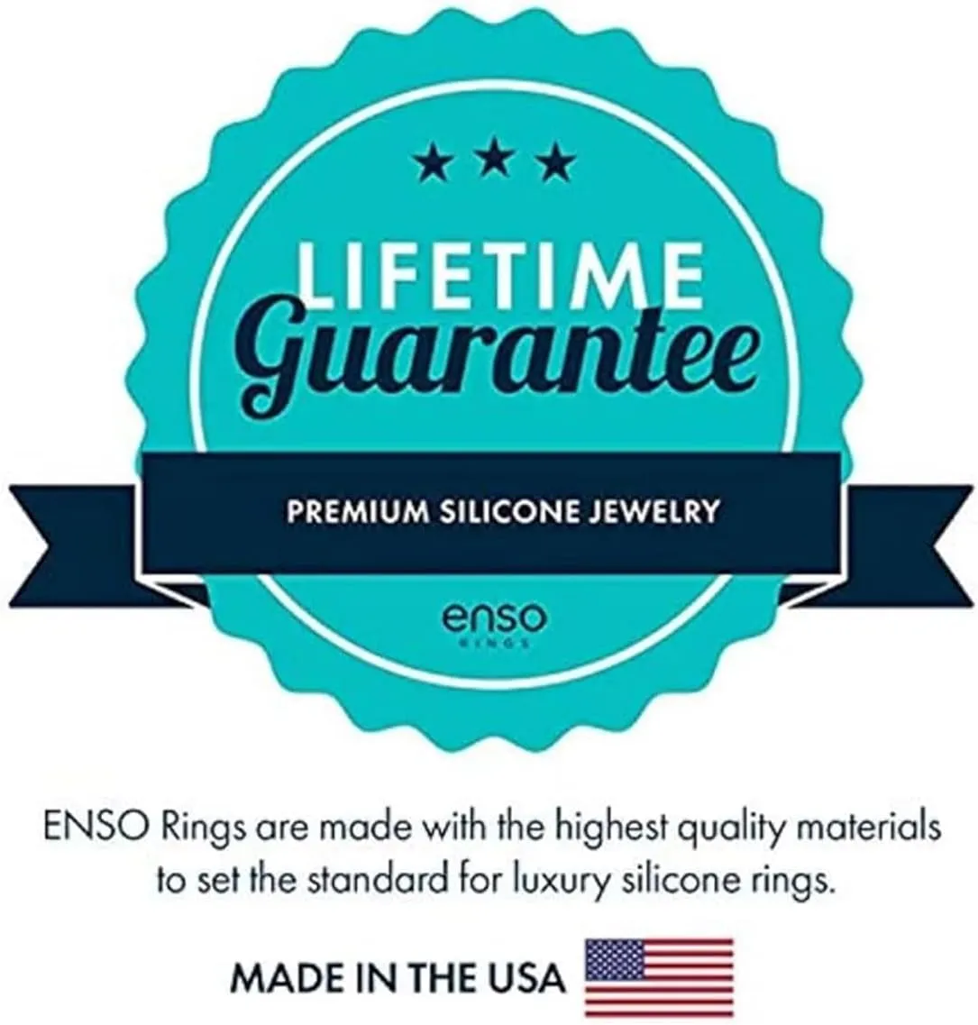Enso Rings Disney Frozen Collection - Comfortable Silicone Rings - 7.9mm Wide, 2.18mm Thick