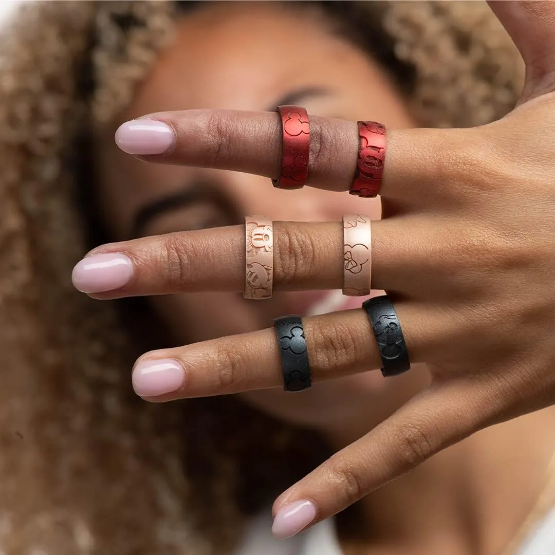 Enso Rings Disney Silicone Rings - Mickey Mouse and Minnie Mouse