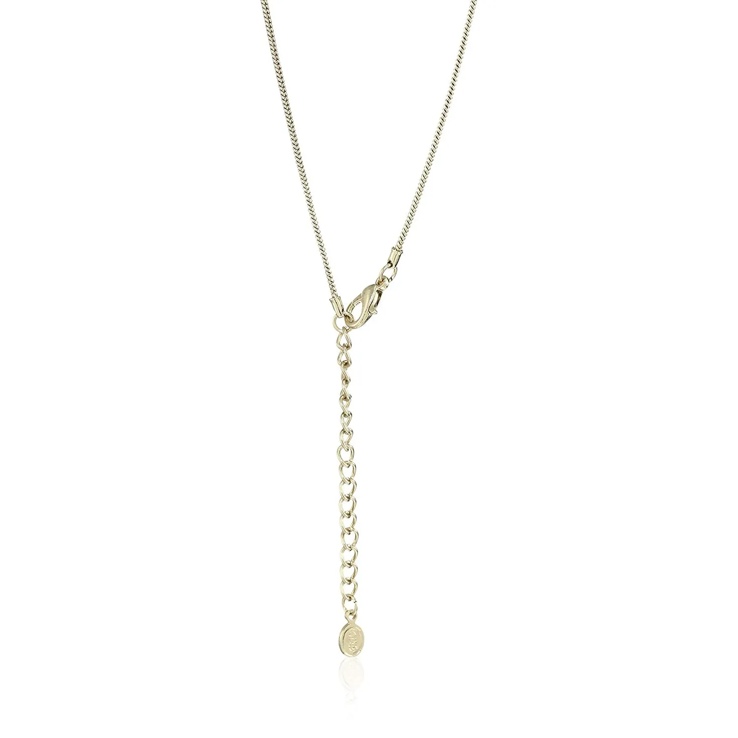 Estele Gold Plated Elegant White Polki Kundan Pendant with Pearl for Women / Girls